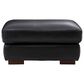 Italiano Furniture Luca Ottoman in Black, , large