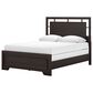 Ashley Covetown 4-Piece Queen Bedroom Set in Dark Brown, , large