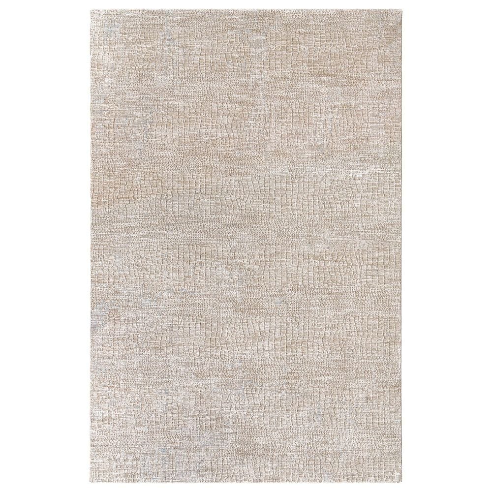 Surya Masterpiece Light Gray, Medium Gray and Ice Blue 7"10" x 10"2" Area Rug, , large