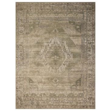 Amber Lewis x Loloi Cambria Sand and Olive 3"6" x 5"6" Area Rug, , large