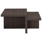 Ashley Zendex 2-Piece Occasional Table Set in Dark Brown, , large