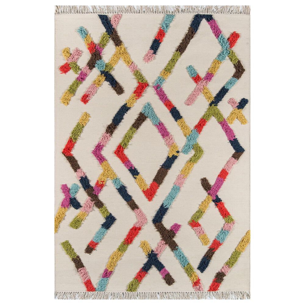 Novogratz Indio IND-3 5" x 8" Multicolor Area Rug, , large