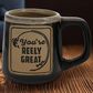Pavilion Reely Great 16 Oz Mug in Black and Cream, , large