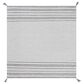 Safavieh Montauk MTK214F 6" Square Grey and Ivory Area Rug, , large