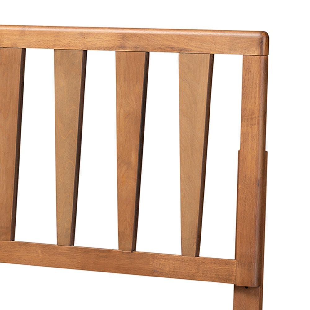 Baxton Studio Duncan King Slat Headboard in Ash Walnut, , large