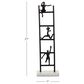 Maple and Jade 27" Human Climbing Ladder Sculpture in Glossy Black, , large
