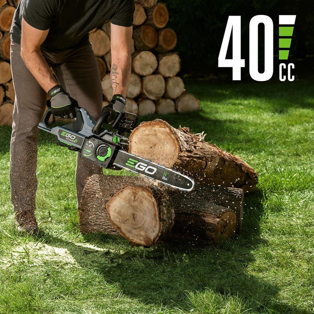 EGO 16&quot; Chainsaw with 4.0Ah Battery and Standard Charger in Gray and Black, , large