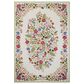 Rifle Paper Co Perennial Blossom 2"5" x 3"11" Cream Area Rug, , large