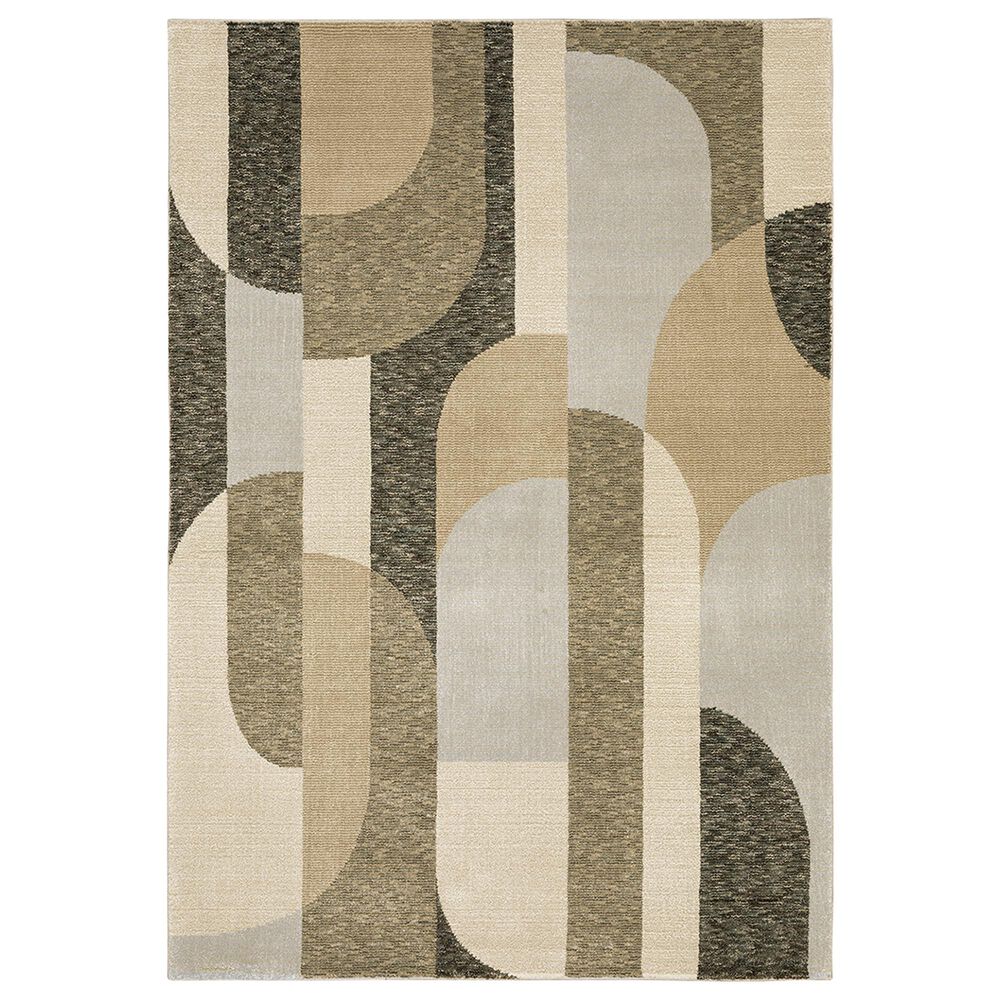 Oriental Weavers Strada 3"3" x 5"2" Brown Area Rug, , large