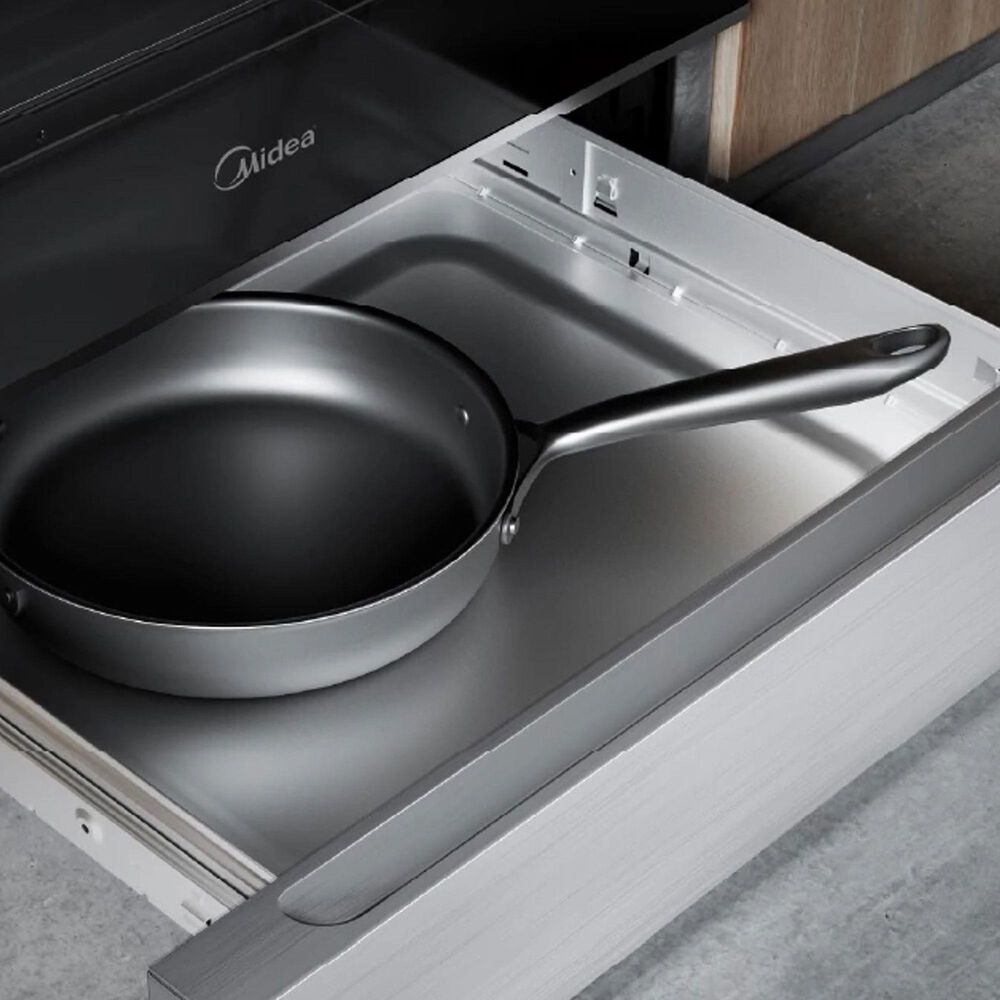 Midea 30" Freestanding Electric Range with 5 Burners and Air Fry in Stainless Steel, , large
