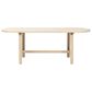 Jennifer Taylor Home Milo Dining Table in Light Natural Cerused - Table Only, , large