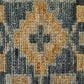Feizy Fillmore 2"6" x 14" Blue and Charcoal Runner, , large