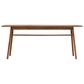 Lh Imports Remix Rectangular Dining Table in Estelle Brown - Table Only, , large