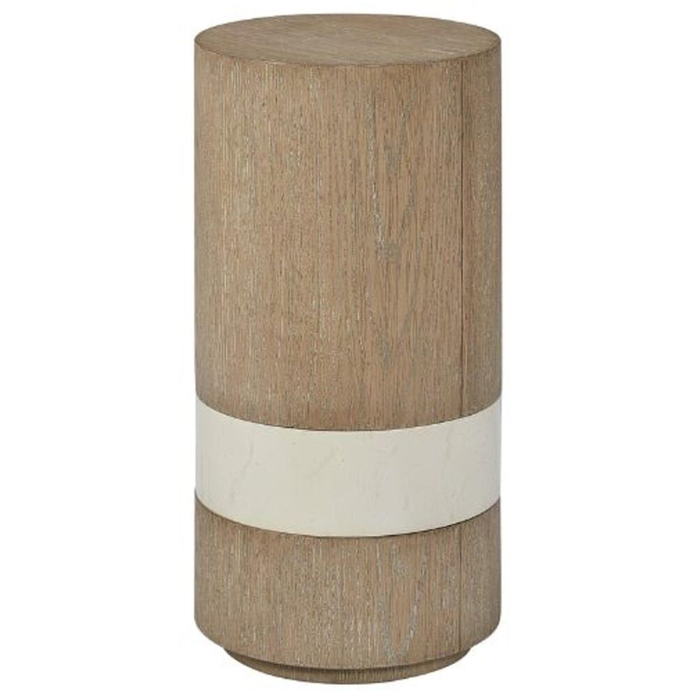 Bernards Furniture Trilogy Spot Table in Warm Toffee and Cream, , large