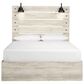 Ashley Cambeck Queen Panel Bed in Whitewash with Lighting, , large