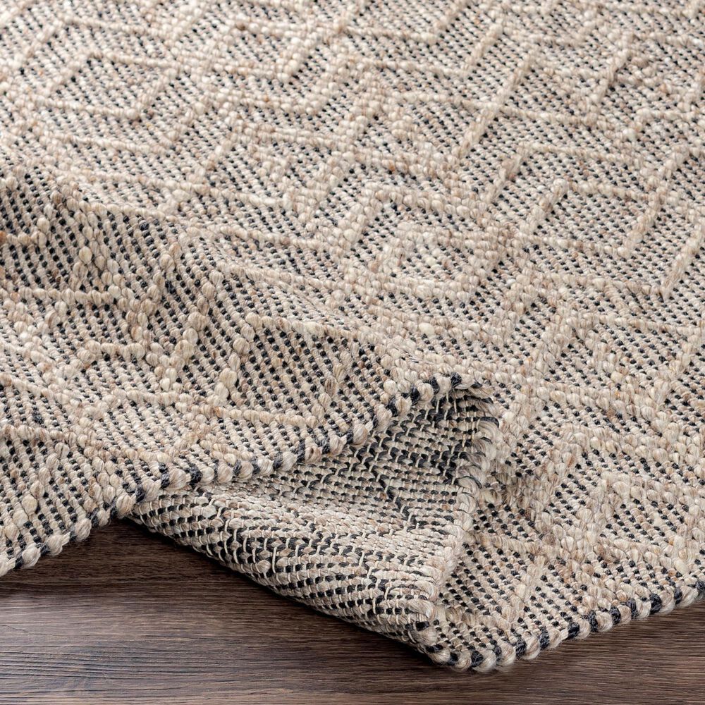 Surya Ingrid Black, Light Gray and Gray 4&#39; x 6&#39; Area Rug, , large