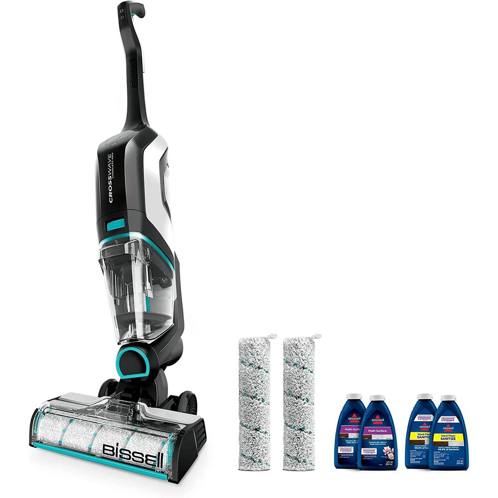 Bissell CrossWave Cordless Max Multi-Surface Wet Dry Vacuums in Black and White, , large