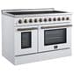 Forno Paolo 48" Freestanding Electric Range in White, , large
