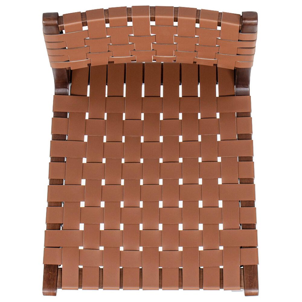 Jennifer Taylor Home Andre 26" Counter Stool with Pecan Brown Cushion in Natural Brown, , large