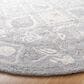 Safavieh Micro-Loop Southwestern 5" Round Ivory and Grey Area Rug, , large