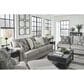 Ashley Davinca Stationary Loveseat in Charcoal, , large