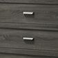 Crown Mark Valor 6-Drawer Dresser in Grey, , large