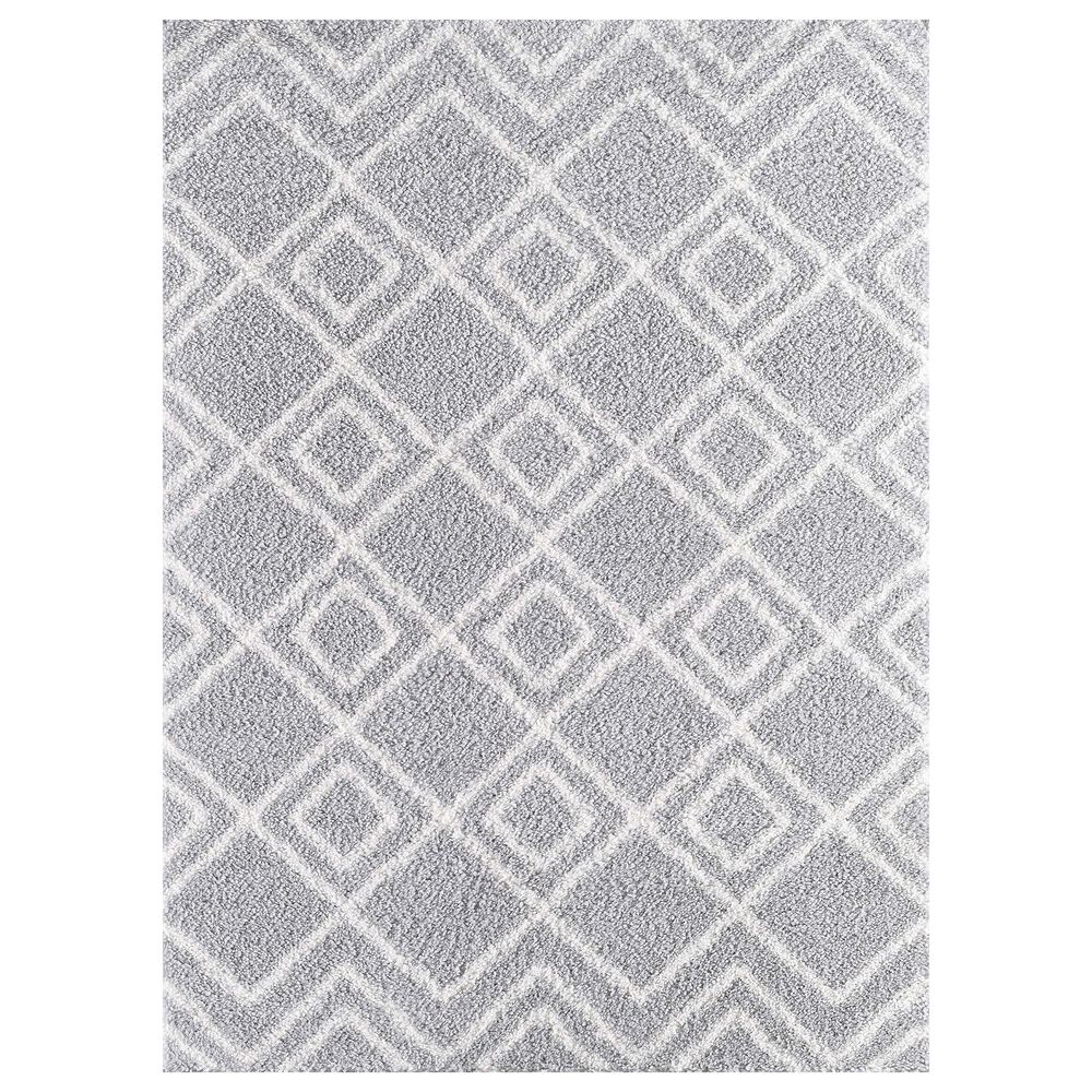 Central Oriental Prince Light Greeri 8652.209 6'7" x 9'2" Cream and Grey Area Rug, , large