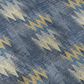 Dalyn Rug Company Soft Essentials Chevron Navy 10" x 14" Area Rug, , large