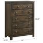 New Heritage Design Blue Ridge 6 Drawer Chest in Rustic Gray, , large