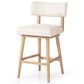 Four Hands Cardell Swivel Counter Stool in Washed Natural Parawood, , large