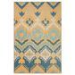 Dalyn Rug Company Sedona 10" Round Marigold Indoor/Outdoor Area Performance Rug, , large