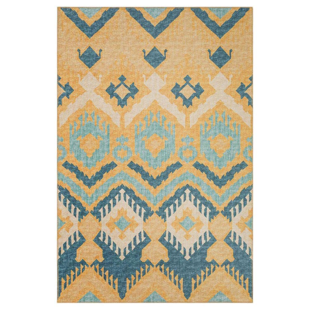 Dalyn Rug Company Sedona 10" Round Marigold Indoor/Outdoor Area Performance Rug, , large