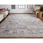 Feizy Beckett 5" x 8" Charcoal and Multicolor Area Performance Rug, , large
