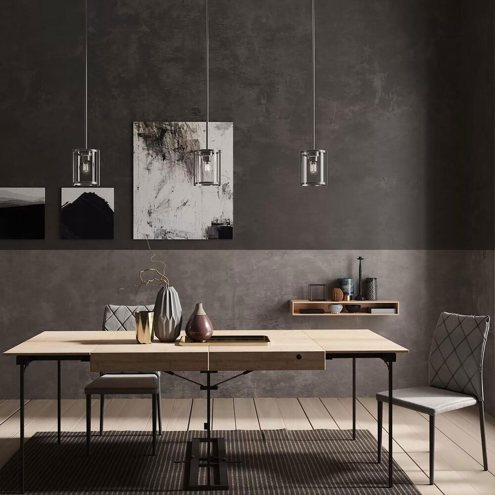 Hunter Astwood 1-Light Mini Pendant in Brushed Nickel, , large