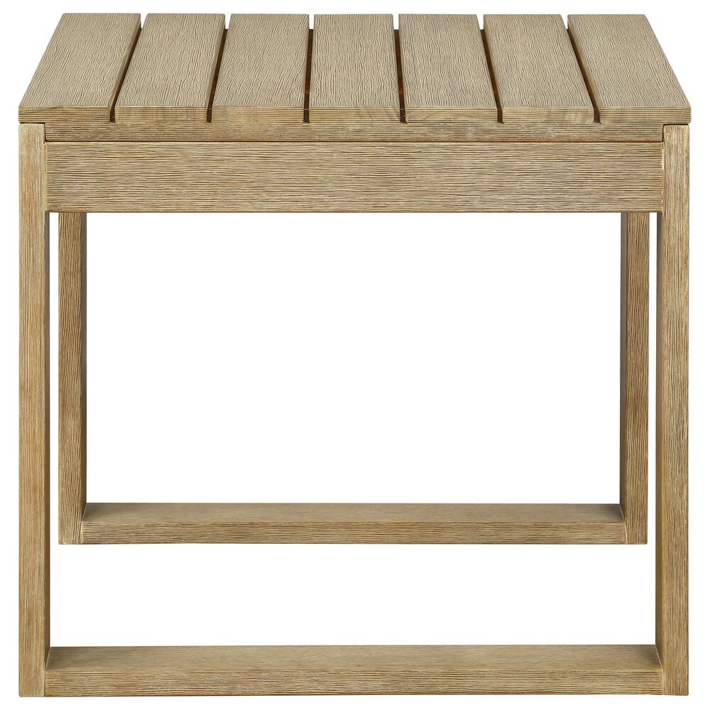 Linon Home Decor Silas Side Table in Brown, , large