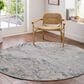 Surya Brunswick Dusty Sage, Taupe, Light Gray, White, Pale Blue, Olive, Teal, Light Sage and Navy 7"10" Round Area Rug, , large