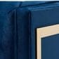 Baxton Studio Ambra Arm Chair in Navy Blue, , large