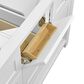 James Martin Vanities Breckenridge 60" Double Bathroom Vanity in Bright White with 3 cm Lime Delight Quartz Top and Rectangular Sinks, , large