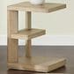 Golden Wave Furniture Pacific Grove Chairside Table in Sand Dune, , large