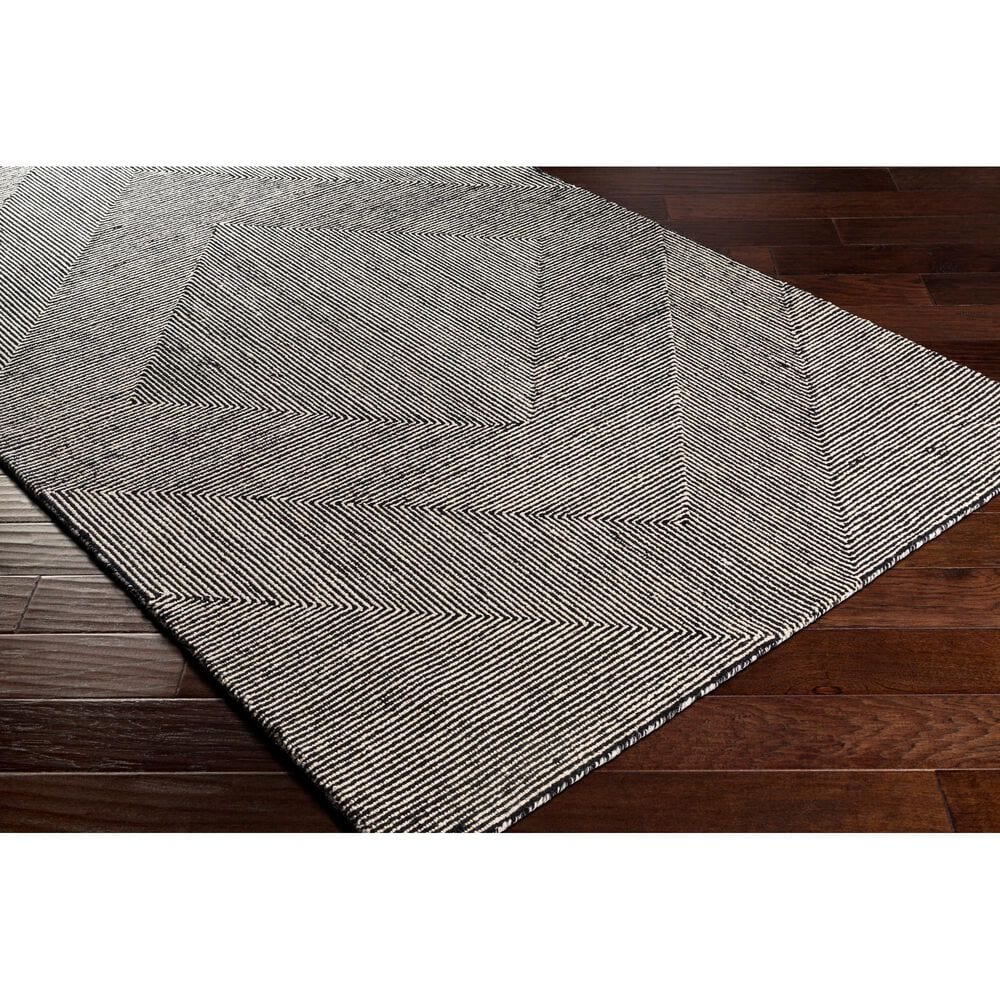 Surya Maroc 9&#39; x 12&#39; Beige and Black Area Rug, , large