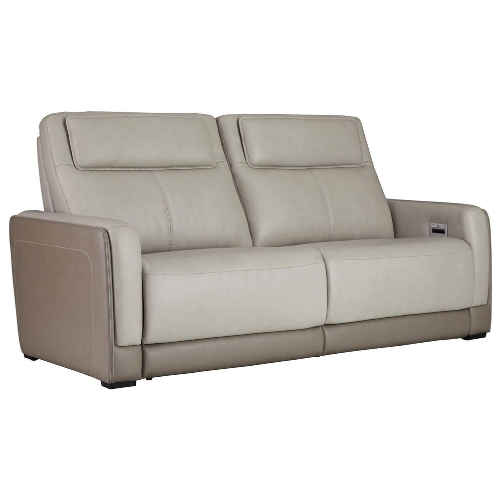 Ashley Battleville Power Reclining Sofa in Almond, , large