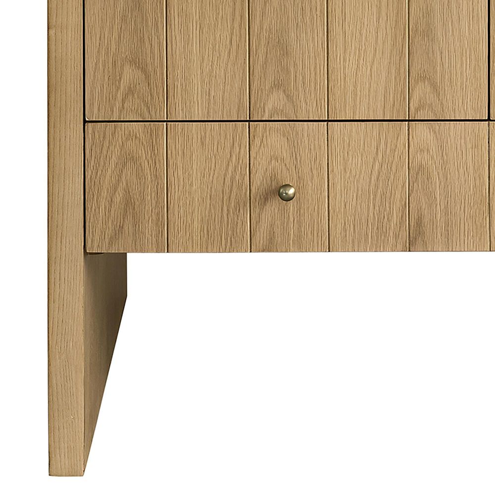 James Martin Vanities Hudson 36&quot; Single Bathroom Vanity in Light Natural Oak with 3 cm Eternal Marfil Quartz Top and Rectangular Sink, , large