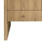 James Martin Vanities Hudson 36" Single Bathroom Vanity in Light Natural Oak with 3 cm Eternal Marfil Quartz Top and Rectangular Sink, , large