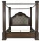 Millenium Maylee King Canopy Bed in Dark Brown, , large