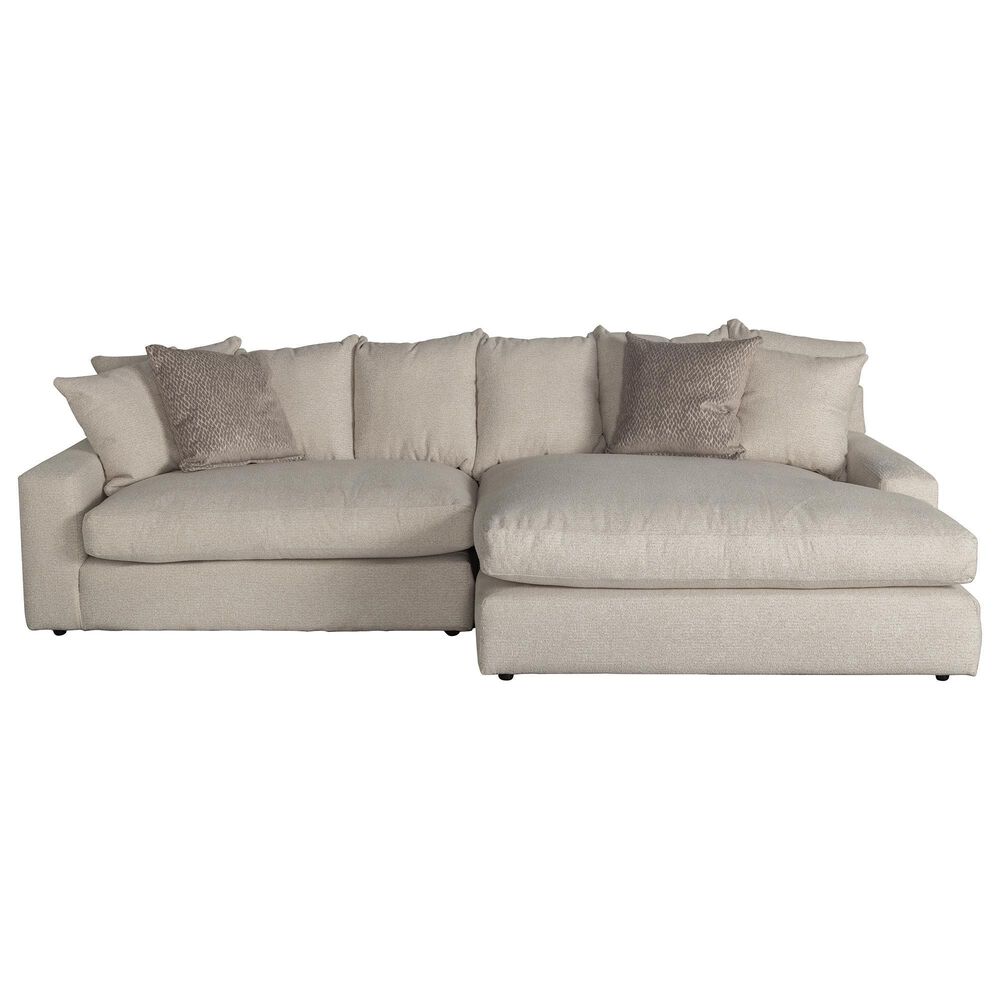 Moore Furniture London 2-Piece Sectional in Snow, , large