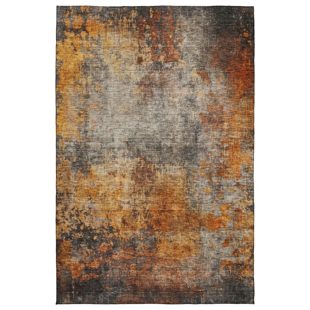 Dalyn Rug Company Nouveau NV18 10" x 14" Paprika Indoor/Outdoor Area Rug, , large