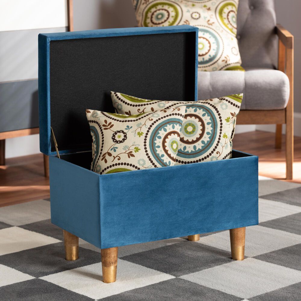Baxton Studio Elias Storage Ottoman in Sky Blue, , large