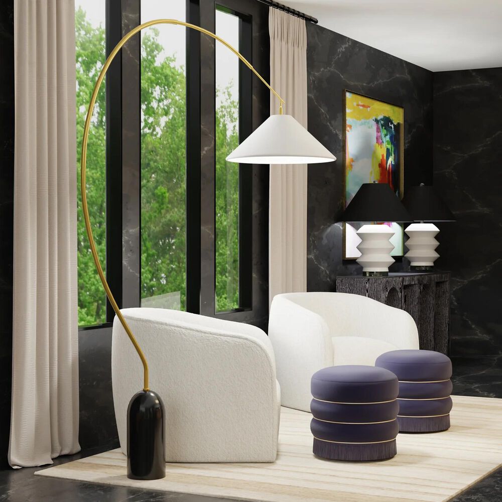 Flair Industries HF Shay Floor Arc Lamp, , large