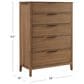 Riva Ridge Cyrus 5 Piece California King Sleigh Bedroom Set in Almond Bisque, , large