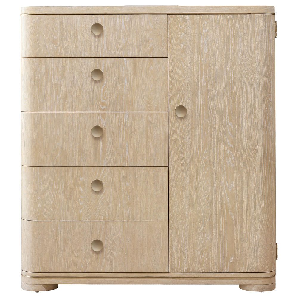 Chapel Hill Huntington 5-Drawer Master Chest with Cabinet in Beach Grass, , large